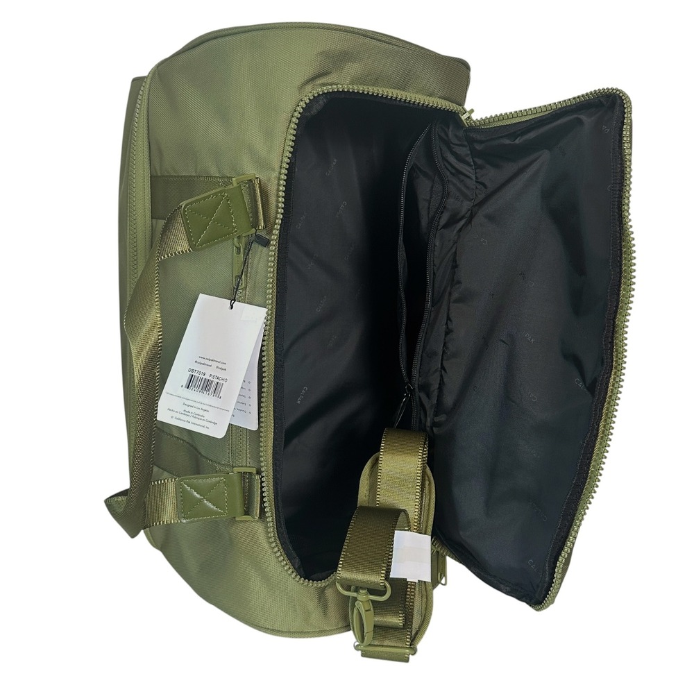 CALPAK Stevyn Duffel Bag Pistachio Green Polyester Weekend Travel Gym Bag NWT - Picture 9 of 14